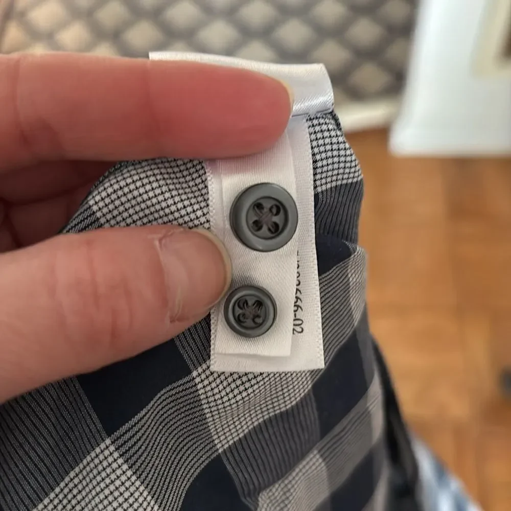Never Worn! Banana Republic Dress Shirt Button Down Plaid Size Large